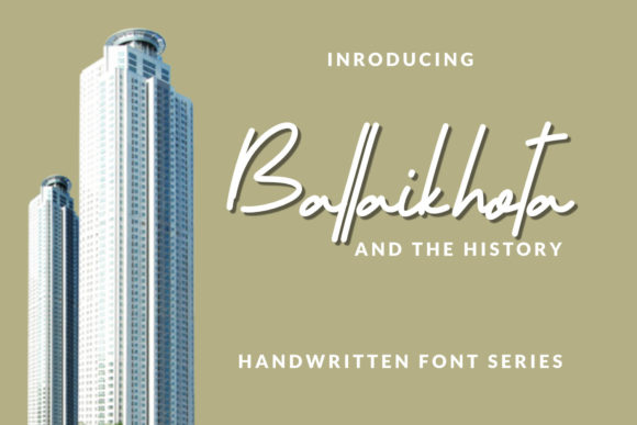 Ballaikhota Font for Handmade Creations