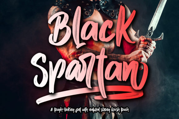 Black Spartan Font for Business Branding