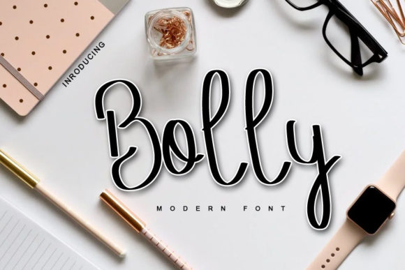 Bolly: A Sophisticated Script Font for Small Business Branding