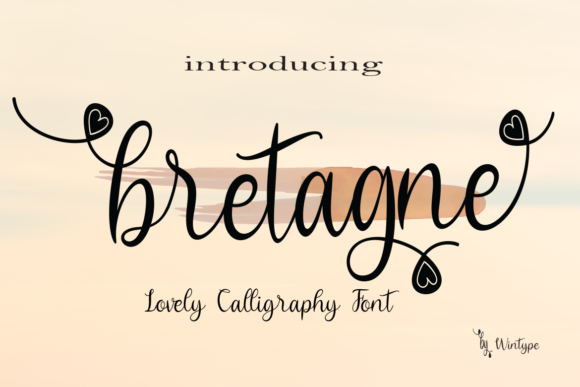 Bretagne: A Delicate Handwritten Font for Web Design