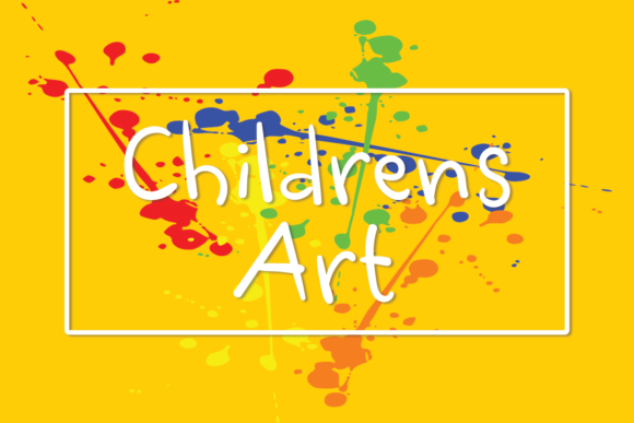 Childrens Art Font for Business Branding