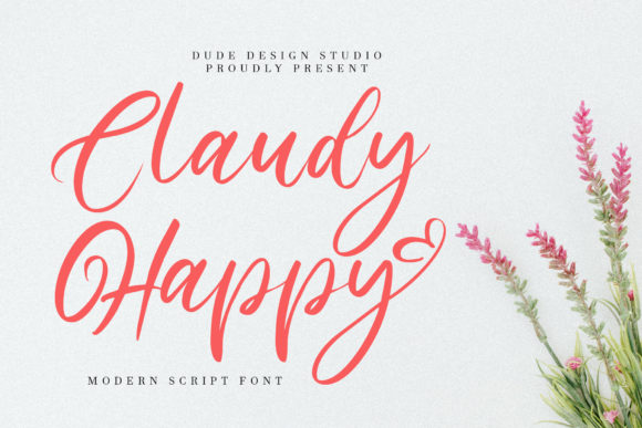 Claudy Happy Font for Eye-Catching Design