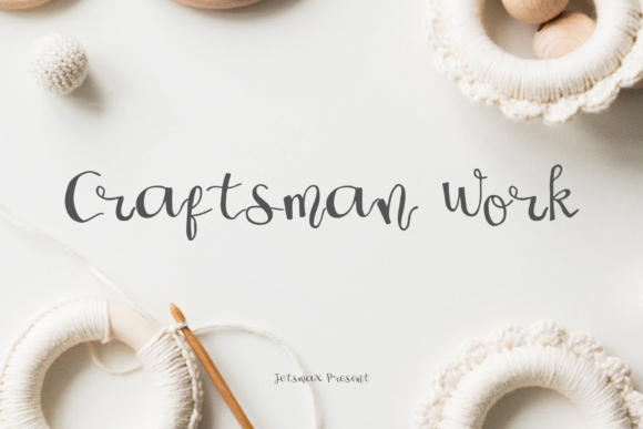 Craftsman Work Font Review: A Whimsical Script for Branding