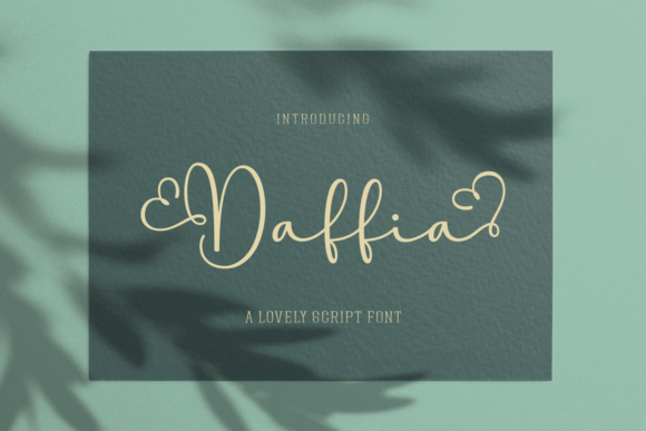 Daffia: A Script Font That Elevates Editorial Design