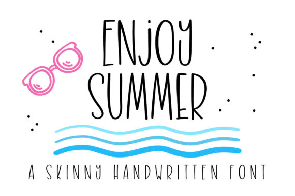 Enjoy Summer Font for Editorial Design
