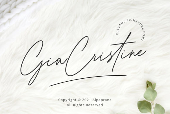 Gia Cristine: A Stylish Script Font for Web Design