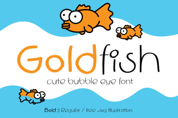 Goldfish Font for Web Design Projects