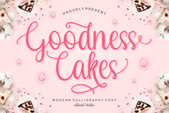 Goodness Cakes Font for Polished Branding
