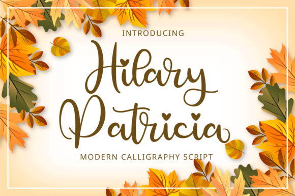 Hilary Patricia: A Handwritten Font for Elegant Editorial Design