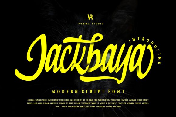 Jackbaya: A Refined Script Font for Handmade Creations