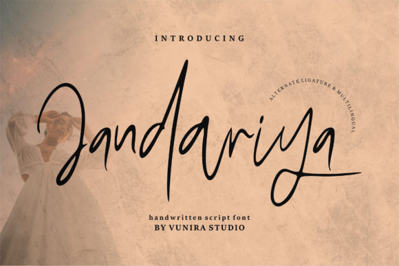 Jandariya: A Modern Script Font for Polished Branding