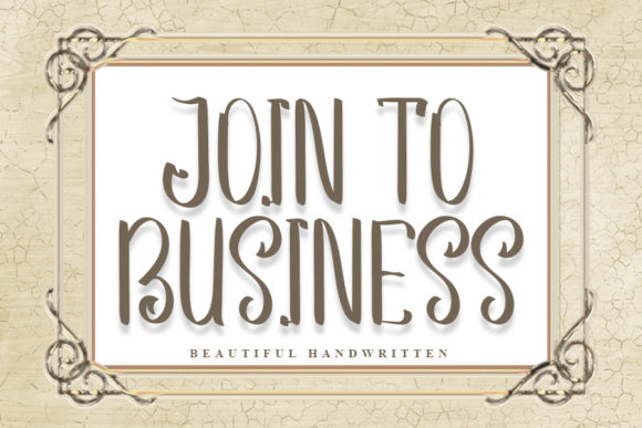 Join to Business Font for Web Design