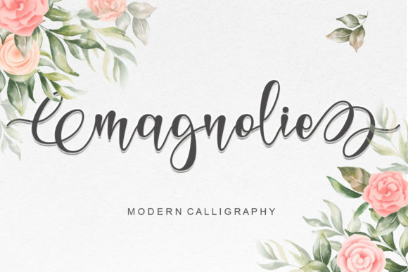 Magnolie Script Font for Handmade Creations