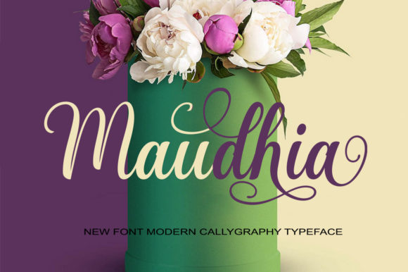 Maudhia Font for Elegant Editorial Design