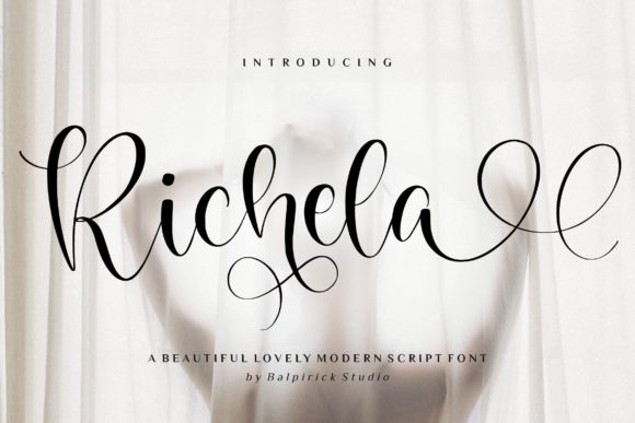 Richela Font for Handmade and Commercial Craft Projects