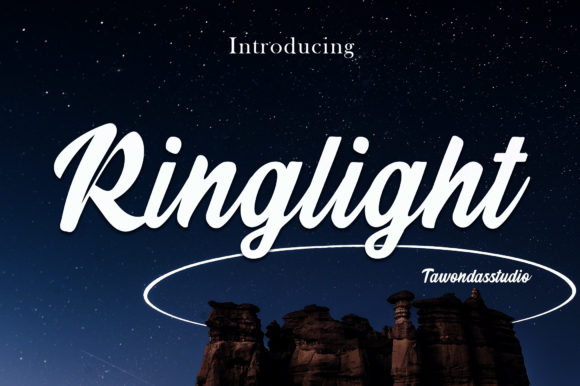Ringlight: A Stylish Handwritten Font for Branding Projects