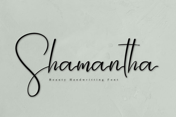 Shamantha: A Handwritten Font for Impactful Branding