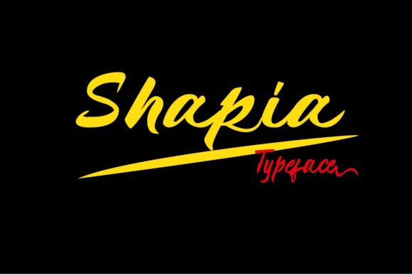 Shapia: A Handwritten Font with Character for Branding Projects
