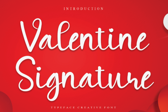 Valentine Signature: A Romantic Script Font for Luxurious Branding
