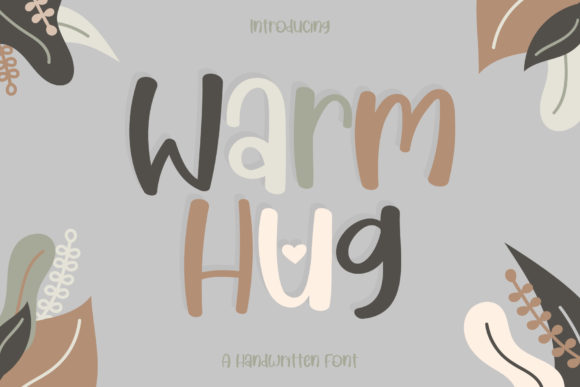 Warm Hug Font for Web Design: A Friendly Display Typeface