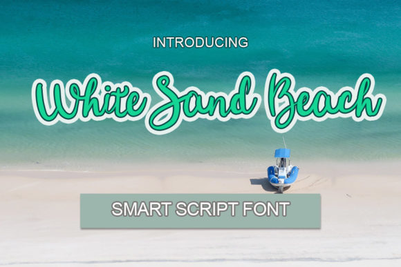 White Sand Beach Font for Handmade Creations